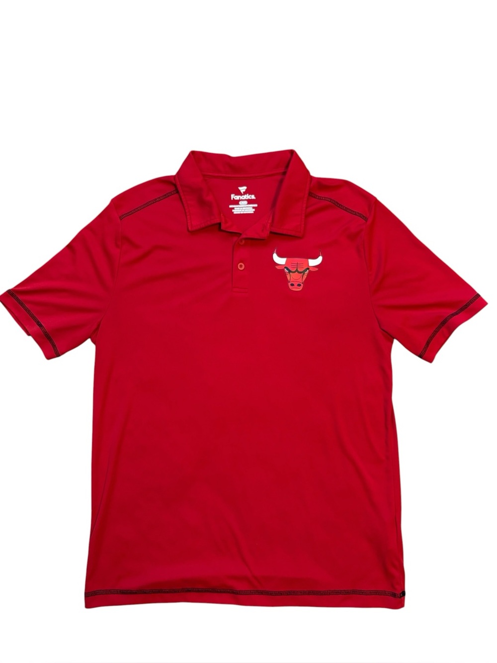 Fanatics Chicago Bulls Men's Polo Shirt Red Size L